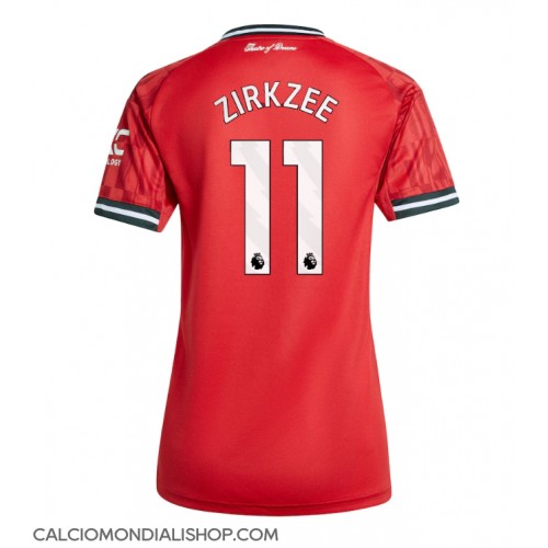 Maglie da calcio Manchester United Joshua Zirkzee #11 Prima Maglia Femminile 2025-26 Manica Corta